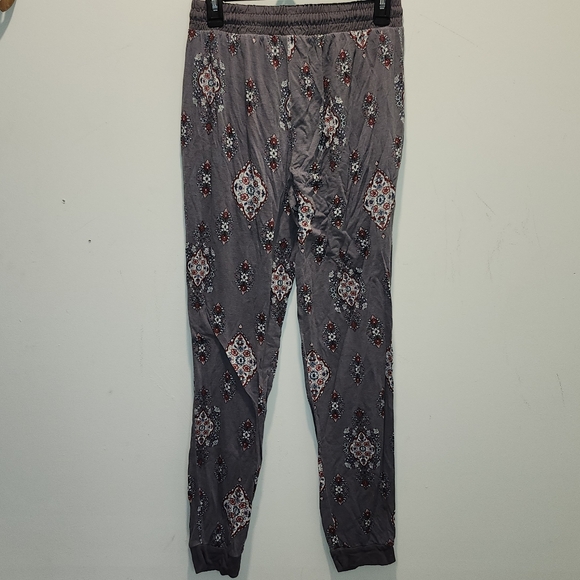 Bohemian Pink Republic Lounge Pants Size Large Soft and Stretchy with Drawstring - Picture 3 of 6